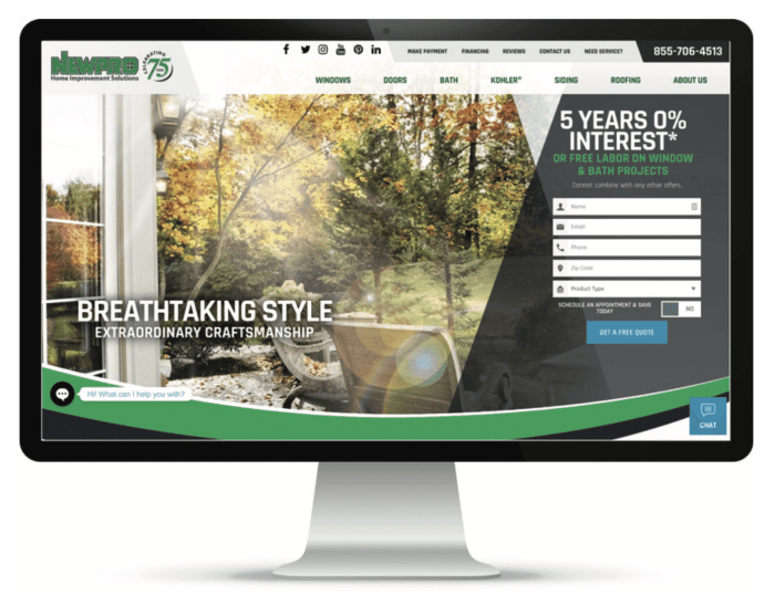 SALE OF NEWPRO HOME SOLUTIONS